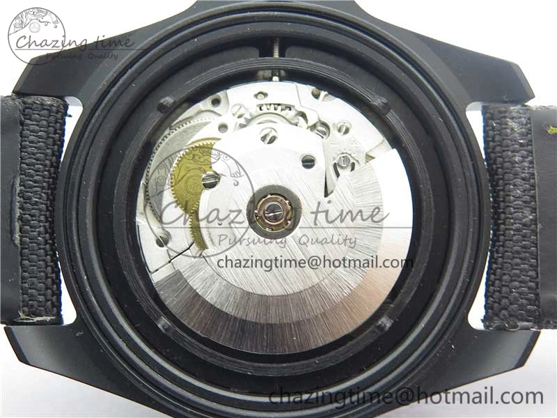 Aquaracer Calibre 5 Gold Carbon TBF 1:1 Best Edition Carbon Dial on Nylon Strap A Premium 9675