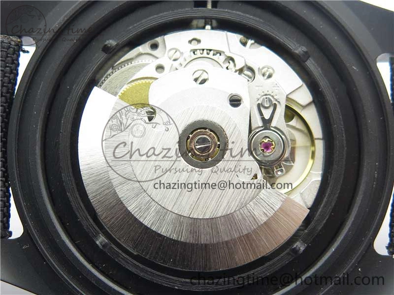 Aquaracer Calibre 5 Gold Carbon TBF 1:1 Best Edition Carbon Dial on Nylon Strap A Premium 9675