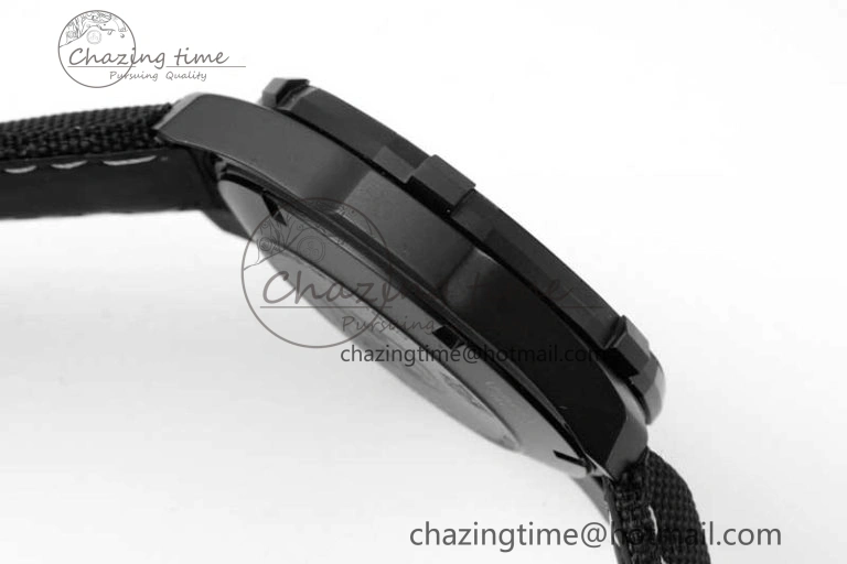 Aquaracer Calibre 5 PVD 41mm TARF 1:1 Best Edition Carbon RG Dial on Black Nylon Strap SW TechFriendly 9654
