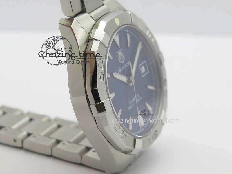 Aquaracer Calibre 5 SS 1:1 Best Edition Blue Dial On SS Bracelet A Attractive 9702
