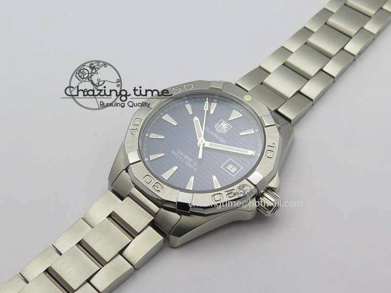 Aquaracer Calibre 5 SS 1:1 Best Edition Blue Dial On SS Bracelet A Attractive 9702