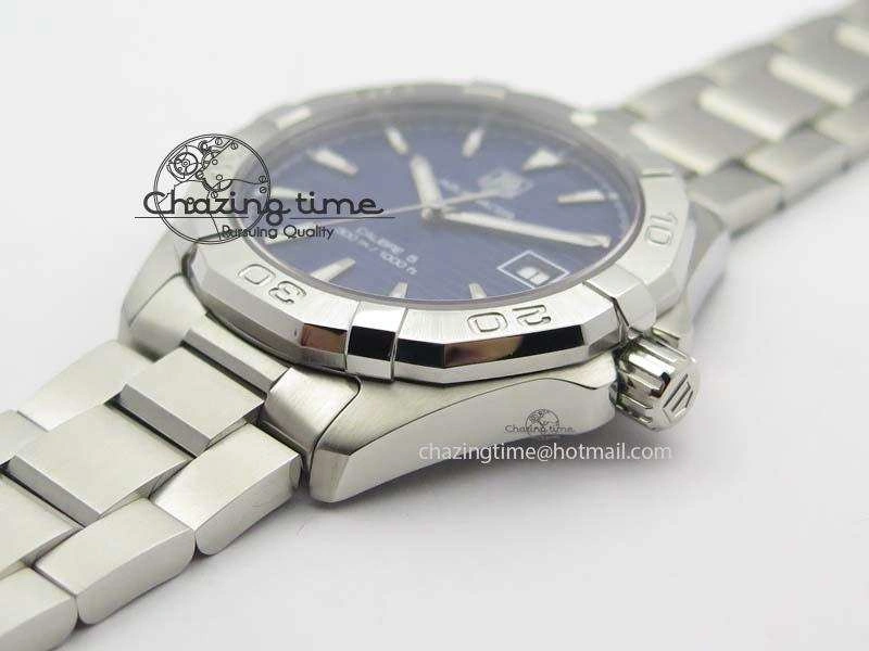 Aquaracer Calibre 5 SS 1:1 Best Edition Blue Dial On SS Bracelet A Attractive 9702