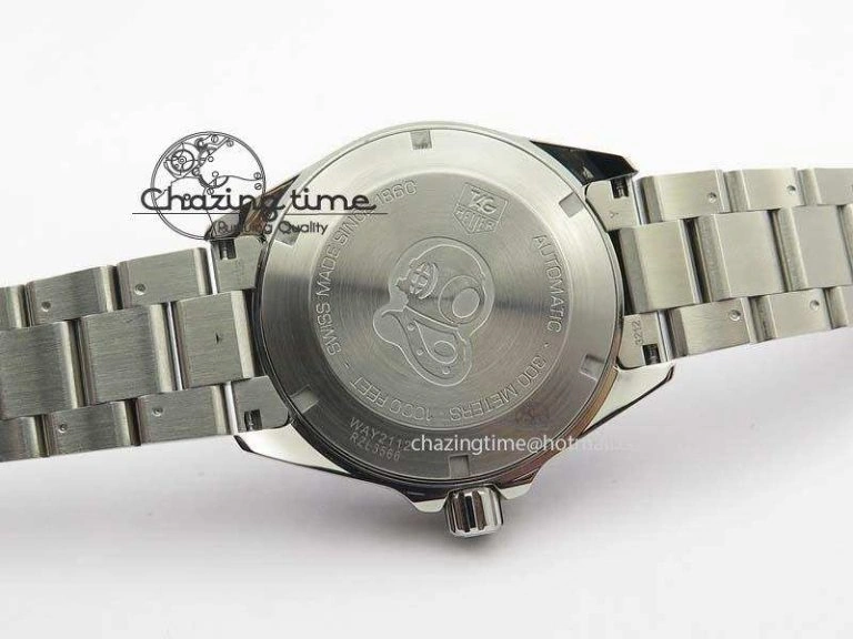 Resilient Aquaracer Calibre 5 SS 1:1 Best Edition Gray Dial On SS Bracelet A 9703