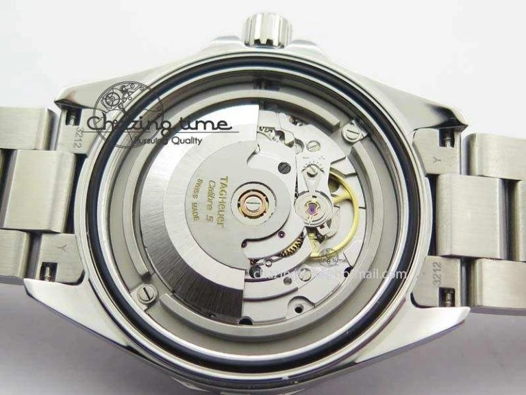 Resilient Aquaracer Calibre 5 SS 1:1 Best Edition Gray Dial On SS Bracelet A 9703