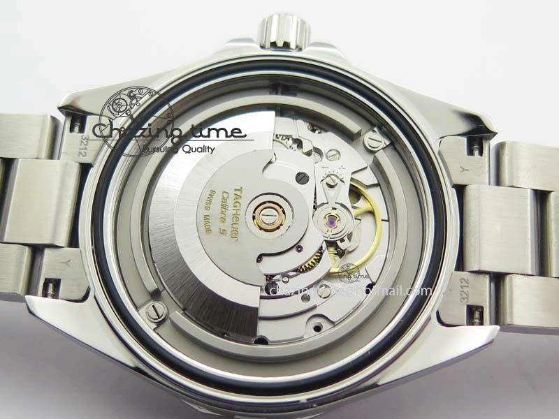 Resilient Aquaracer Calibre 5 SS 1:1 Best Edition Gray Dial On SS Bracelet A 9703