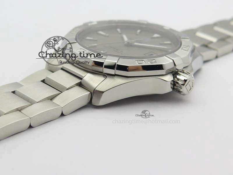 Resilient Aquaracer Calibre 5 SS 1:1 Best Edition Gray Dial On SS Bracelet A 9703
