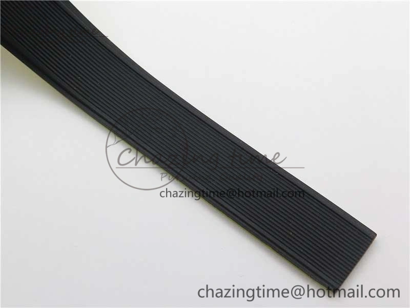 Fashionable Aquaracer Calibre 5 SS 43mm V6F 1:1 Best Edition Black Dial 2 Yellow Line on Black Rubber Strap A 9671