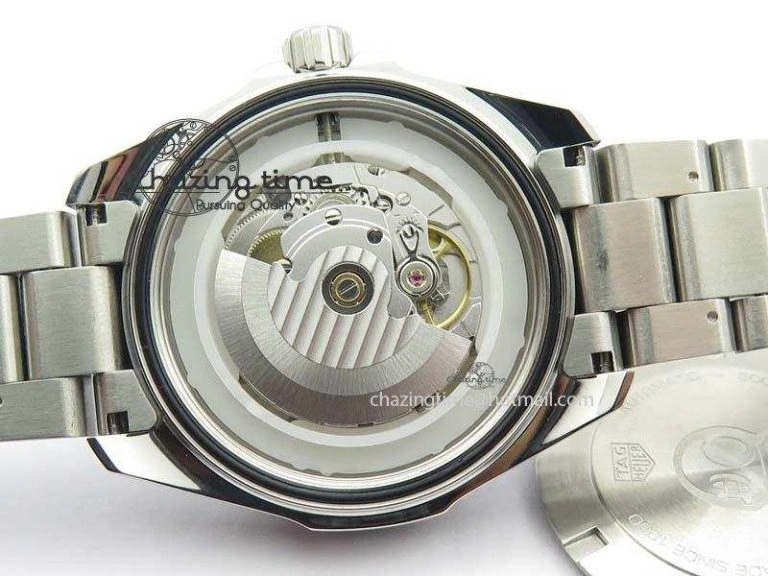 Aquaracer Calibre 5 SS MKF 1:1 Best Edition Blue Textured Dial Ceramic Bezel On SS Bracelet A TimelessDesign 9699
