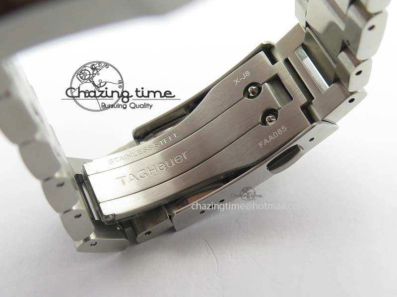 Aquaracer Calibre 5 SS MKF 1:1 Best Edition Blue Textured Dial Ceramic Bezel On SS Bracelet A TimelessDesign 9699