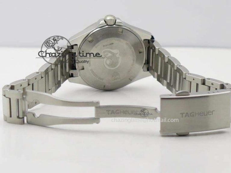 Cozy Aquaracer Ladies SS MOP White Diamond Markers Dial On SS Bracelet Swiss Quartz 9709