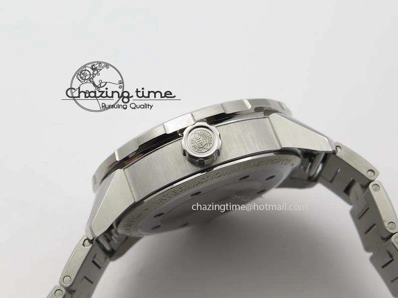 Practical Aquatimer Automatic IW329002 V6F 1:1 Best Edition Black Dial On SS Bracelet MIYOTA 7317