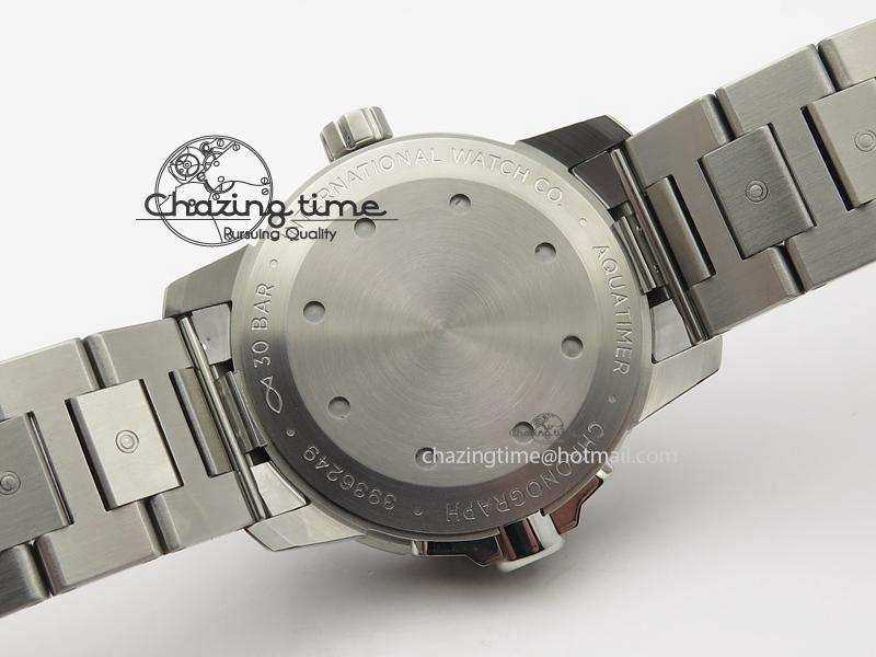 Practical Aquatimer Automatic IW329002 V6F 1:1 Best Edition Black Dial On SS Bracelet MIYOTA 7317