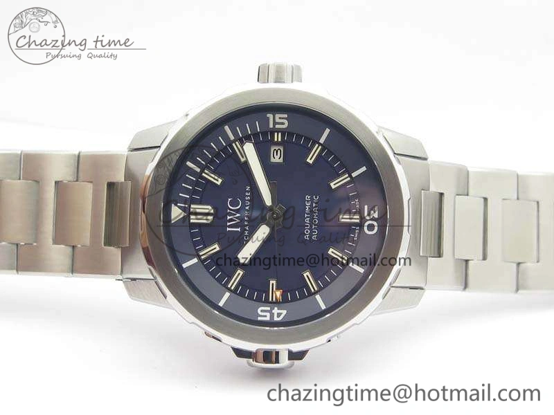 Aquatimer Automatic IW329004 V6F 1:1 Best Edition Blue Dial On SS Bracelet MIYOTA EyeCatching 7224