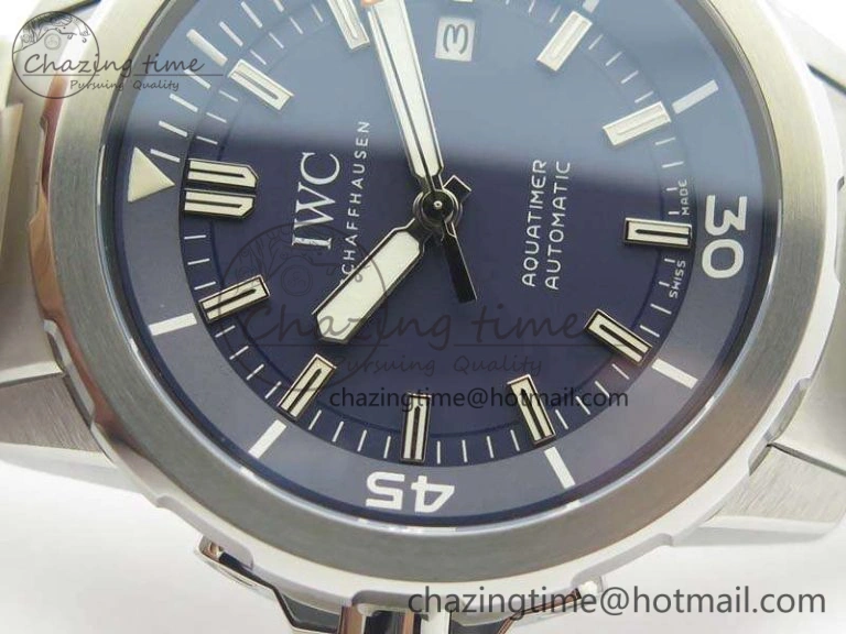 Aquatimer Automatic IW329004 V6F 1:1 Best Edition Blue Dial On SS Bracelet MIYOTA EyeCatching 7224