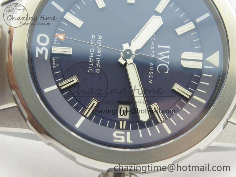 Aquatimer Automatic IW329004 V6F 1:1 Best Edition Blue Dial On SS Bracelet MIYOTA EyeCatching 7224