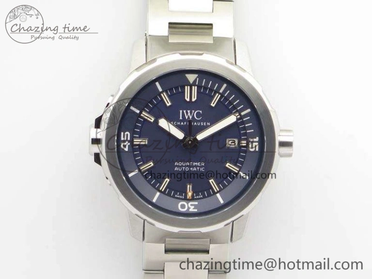 Aquatimer Automatic IW329004 V6F 1:1 Best Edition Blue Dial On SS Bracelet MIYOTA EyeCatching 7224