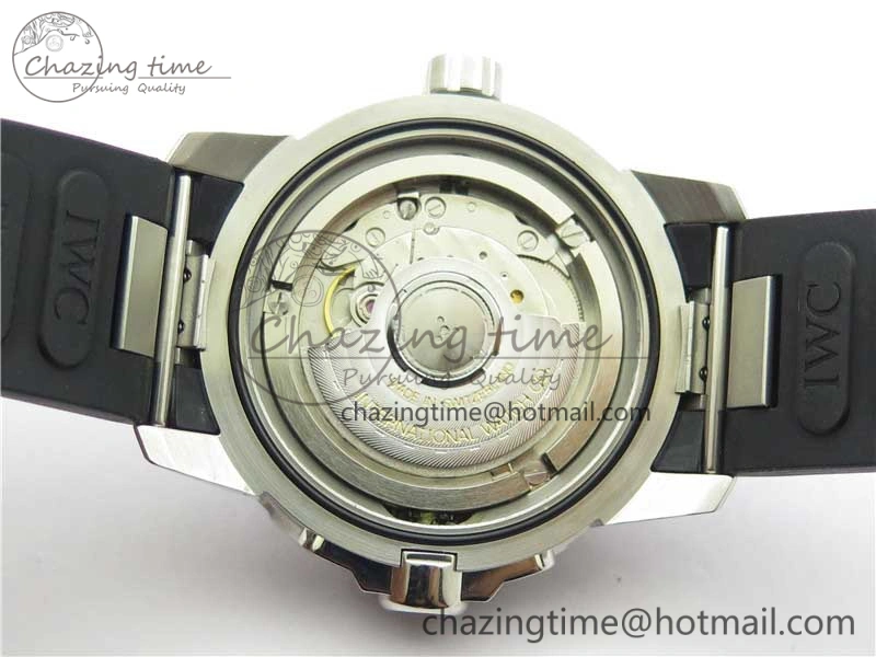 Aquatimer Automatic IW329004 V6F 1:1 Best Edition Blue Dial on Rubber Strap MIYOTA Breathable 7095