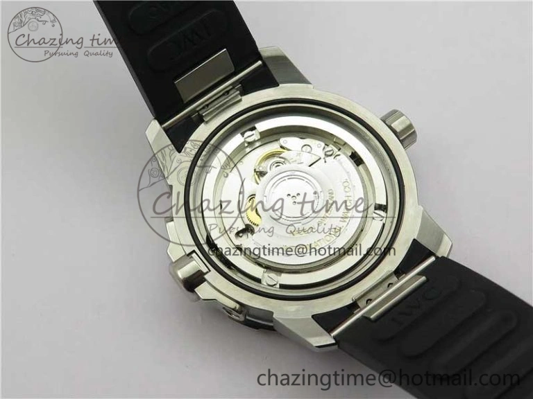 Aquatimer Automatic IW329004 V6F 1:1 Best Edition Blue Dial on Rubber Strap MIYOTA Breathable 7095