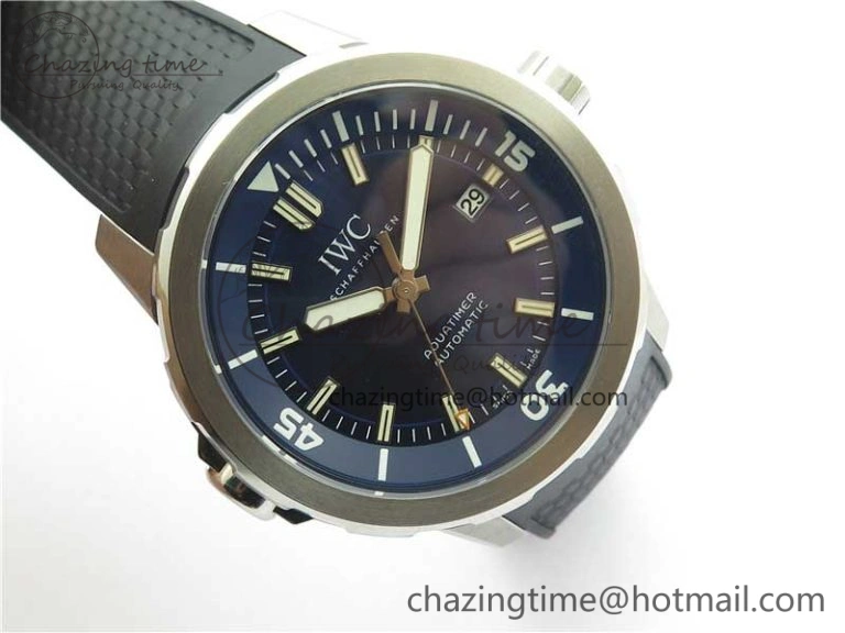 Aquatimer Automatic IW329004 V6F 1:1 Best Edition Blue Dial on Rubber Strap MIYOTA Breathable 7095