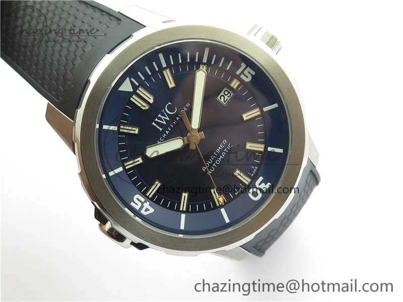 Aquatimer Automatic IW329004 V6F 1:1 Best Edition Blue Dial on Rubber Strap MIYOTA Breathable 7095