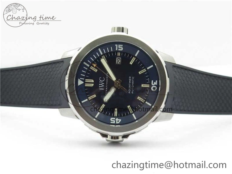 Aquatimer Automatic IW329004 V6F 1:1 Best Edition Blue Dial on Rubber Strap MIYOTA Breathable 7095