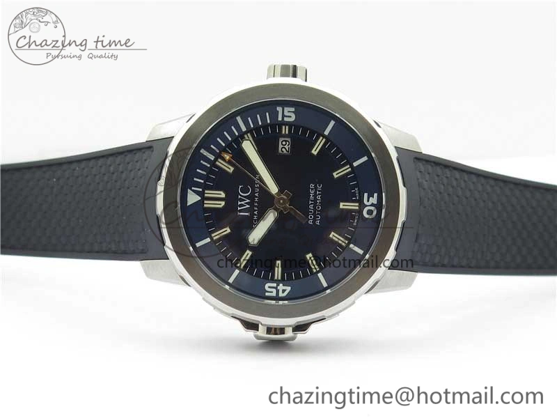 Aquatimer Automatic IW329004 V6F 1:1 Best Edition Blue Dial on Rubber Strap MIYOTA Breathable 7095