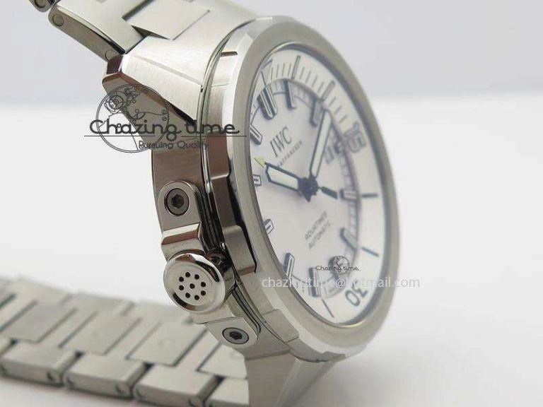 Youthful Aquatimer Automatic IW329004 V6F 1:1 Best Edition White Dial On SS Bracelet MIYOTA 7316