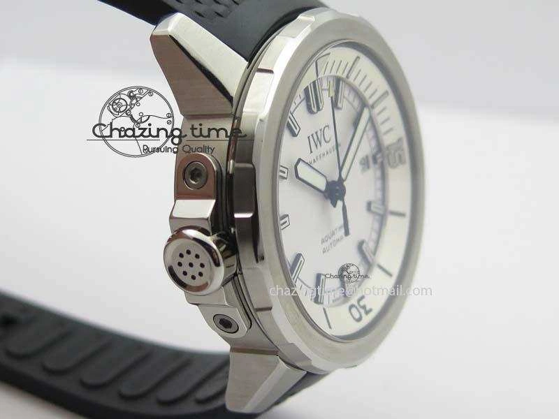 ModernLook Aquatimer Automatic SS IW329003 V6F 1:1 Best Edition On Black Rubber Strap MIYOTA 7271