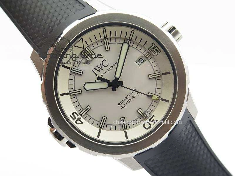 ModernLook Aquatimer Automatic SS IW329003 V6F 1:1 Best Edition On Black Rubber Strap MIYOTA 7271