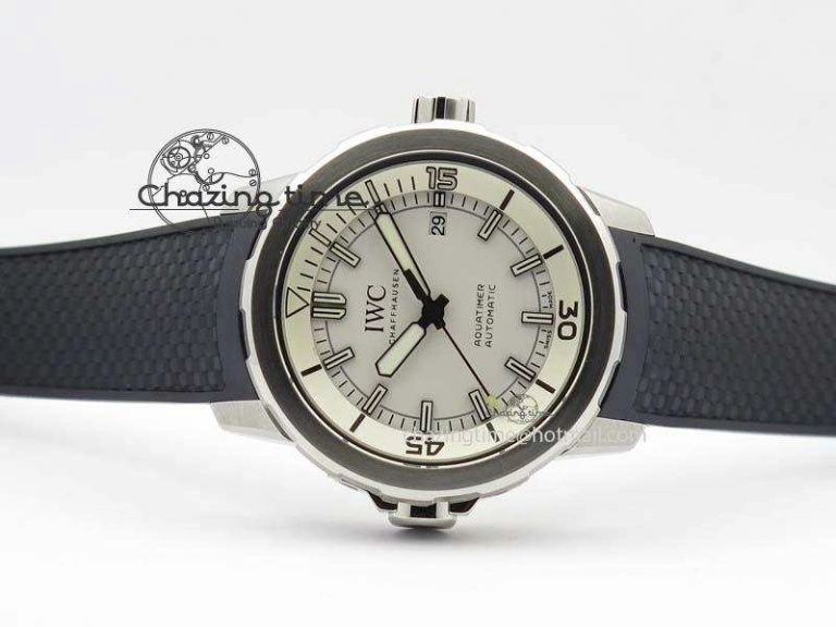 ModernLook Aquatimer Automatic SS IW329003 V6F 1:1 Best Edition On Black Rubber Strap MIYOTA 7271