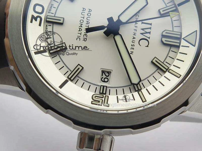 ModernLook Aquatimer Automatic SS IW329003 V6F 1:1 Best Edition On Black Rubber Strap MIYOTA 7271