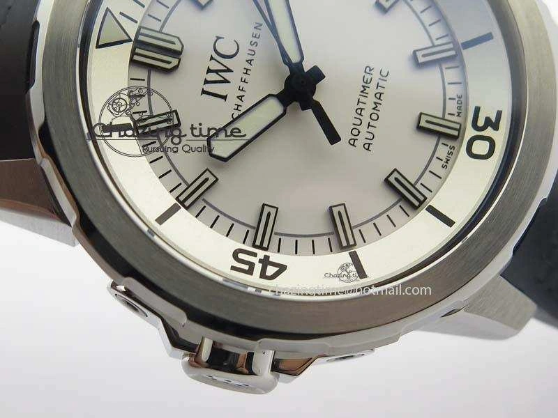 ModernLook Aquatimer Automatic SS IW329003 V6F 1:1 Best Edition On Black Rubber Strap MIYOTA 7271