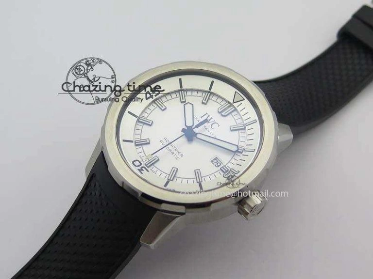 ModernLook Aquatimer Automatic SS IW329003 V6F 1:1 Best Edition On Black Rubber Strap MIYOTA 7271