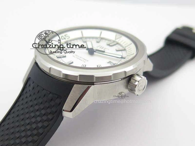 ModernLook Aquatimer Automatic SS IW329003 V6F 1:1 Best Edition On Black Rubber Strap MIYOTA 7271