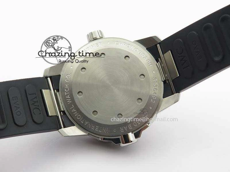 ModernLook Aquatimer Automatic SS IW329003 V6F 1:1 Best Edition On Black Rubber Strap MIYOTA 7271