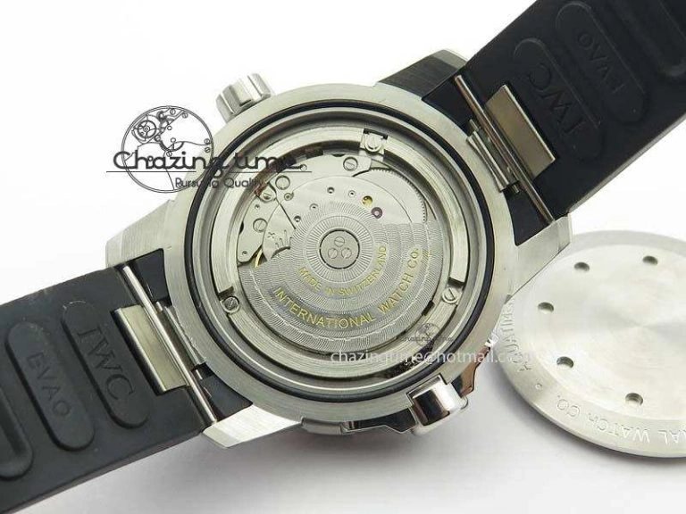 ModernLook Aquatimer Automatic SS IW329003 V6F 1:1 Best Edition On Black Rubber Strap MIYOTA 7271