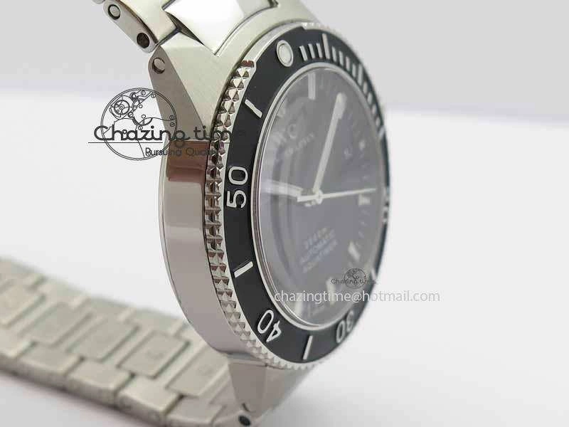 MoistureWicking Aquatimer Automatic SS Noob Best Edition Black Dial On SS Bracelet A 7252