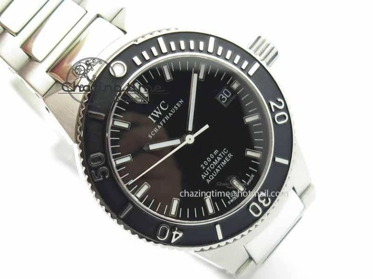MoistureWicking Aquatimer Automatic SS Noob Best Edition Black Dial On SS Bracelet A 7252