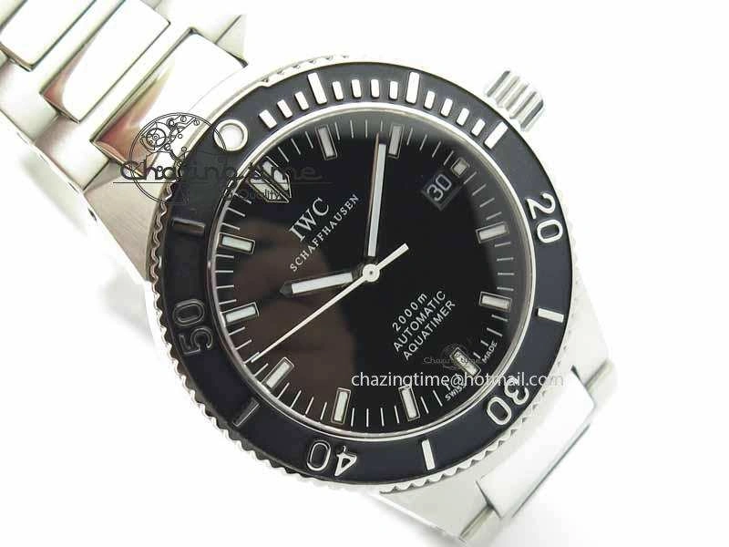 MoistureWicking Aquatimer Automatic SS Noob Best Edition Black Dial On SS Bracelet A 7252