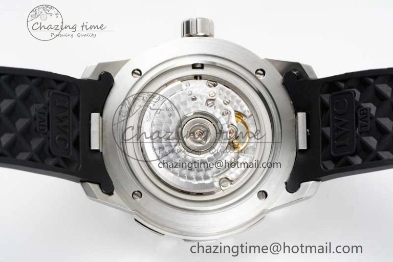 RelaxedFit Aquatimer Automatic SS RSF 1:1 Best Edition Black Yellow Dial on Black Rubber Strap A 7068