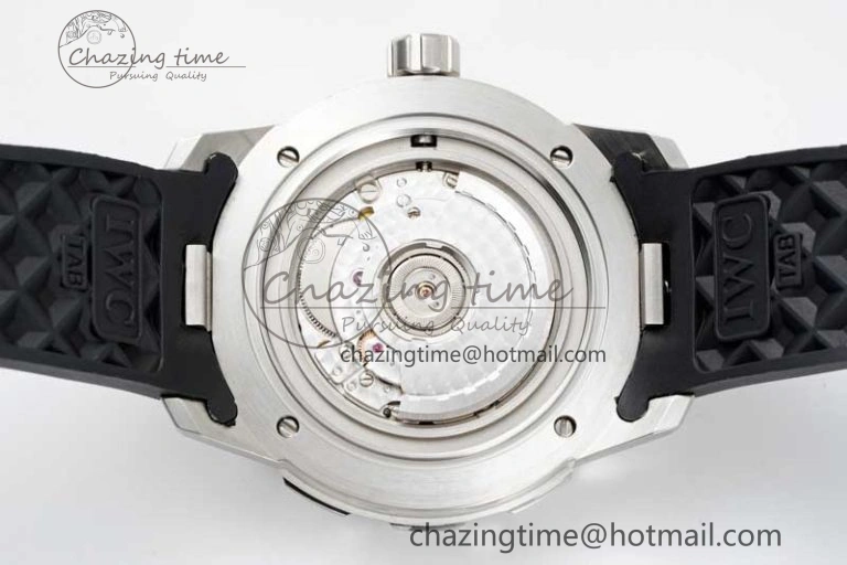 RelaxedFit Aquatimer Automatic SS RSF 1:1 Best Edition Black Yellow Dial on Black Rubber Strap A 7068