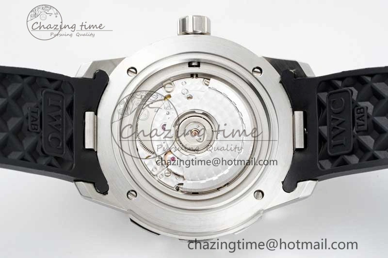 RelaxedFit Aquatimer Automatic SS RSF 1:1 Best Edition Black Yellow Dial on Black Rubber Strap A 7068