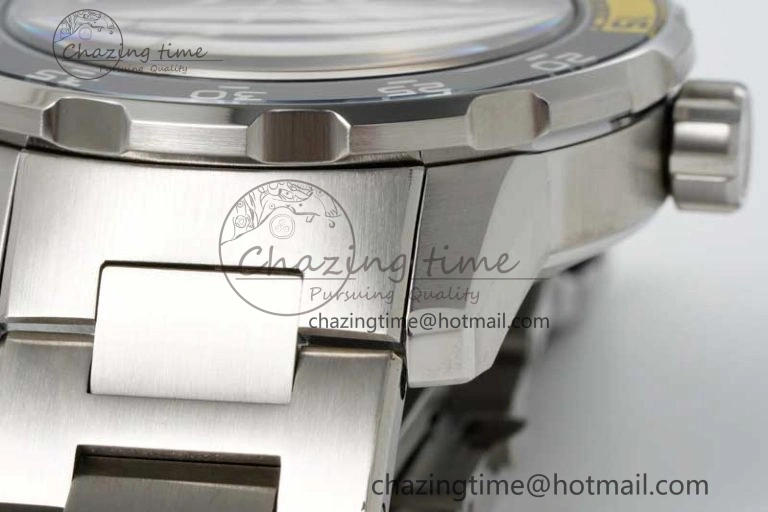 Aquatimer Automatic SS RSF 1:1 Best Edition Black Yellow Dial on SS Bracelet A Efficient 7071