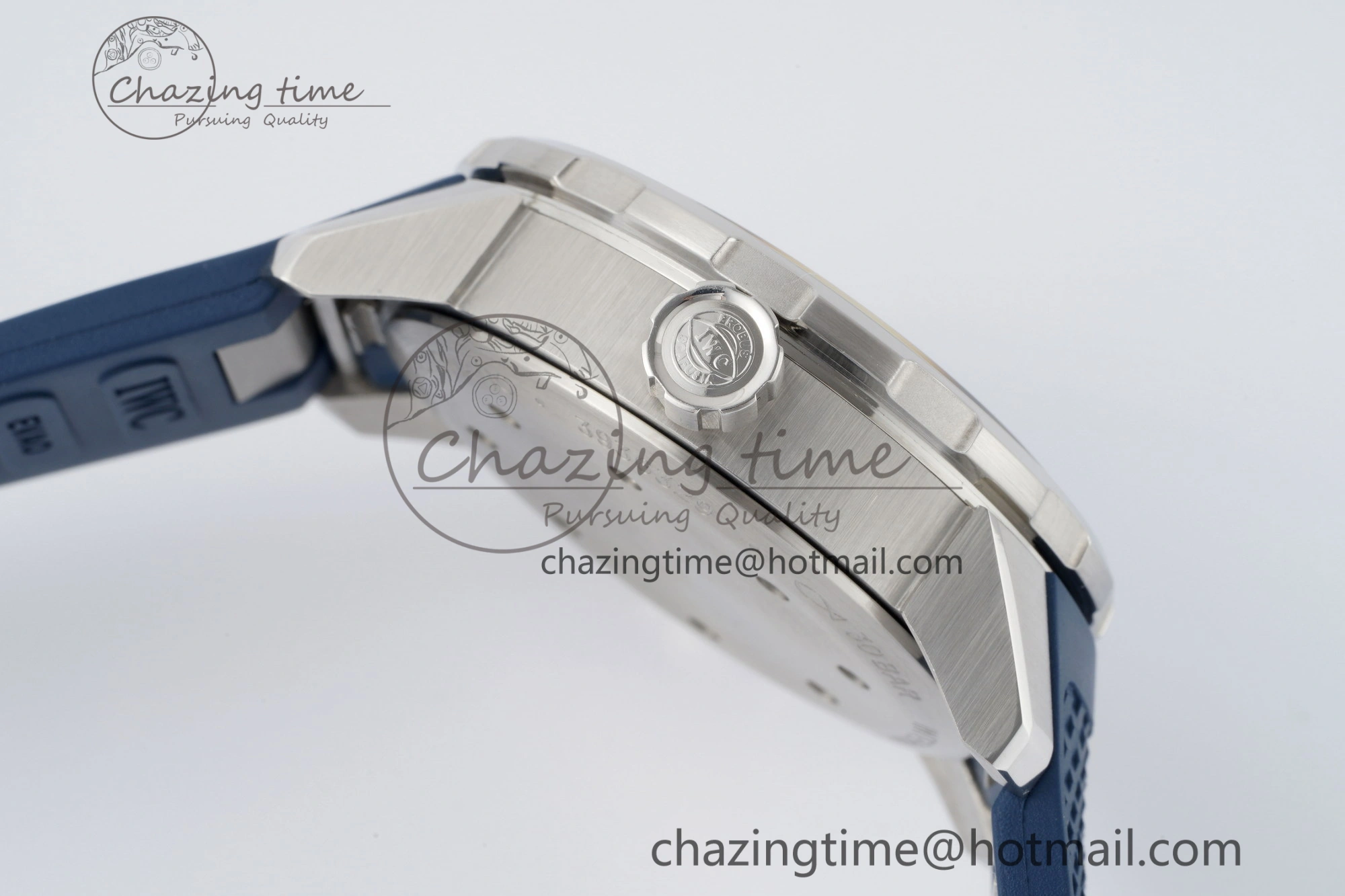 Affordable Aquatimer Automatic SS RSF 1:1 Best Edition Blue Dial on Blue Rubber Strap A 7057