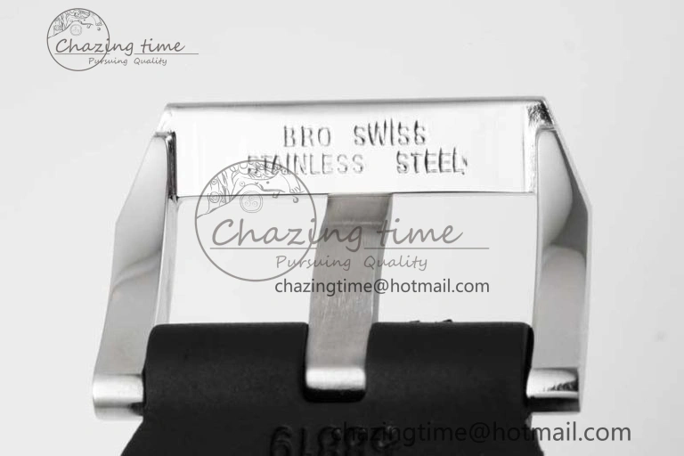 Bright Aquatimer Automatic SS RSF 1:1 Best Edition White Black Dial on Black Rubber Strap A 7067