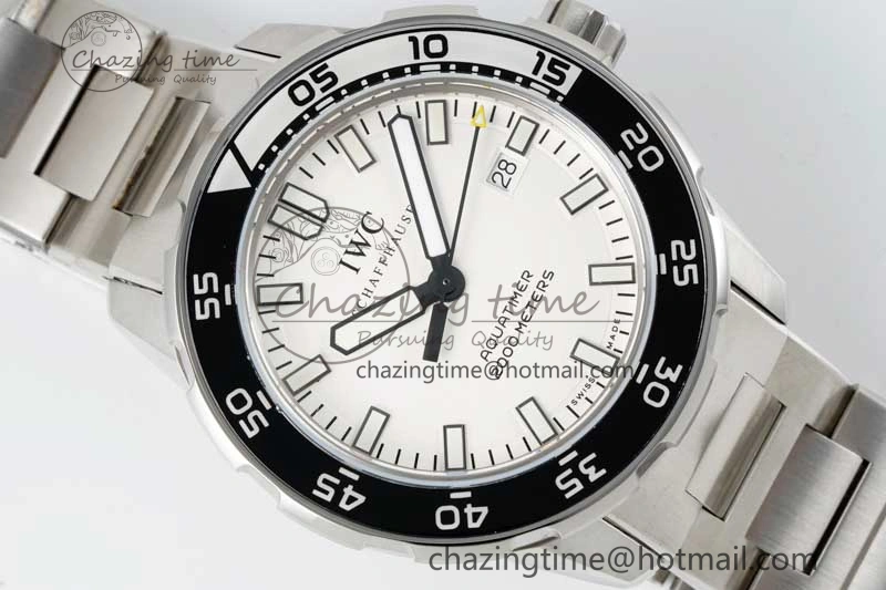 Contemporary Aquatimer Automatic SS RSF 1:1 Best Edition White Black Dial on SS Bracelet A 7070