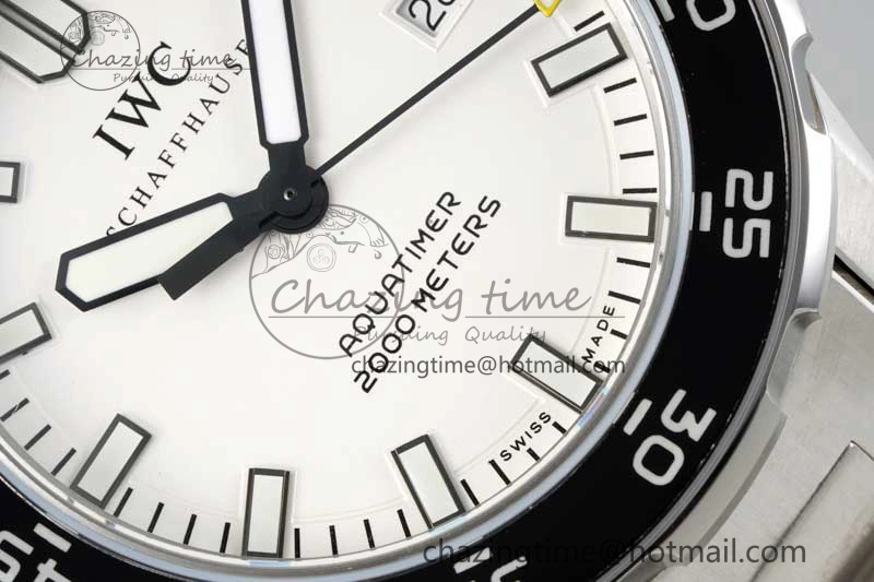 Contemporary Aquatimer Automatic SS RSF 1:1 Best Edition White Black Dial on SS Bracelet A 7070