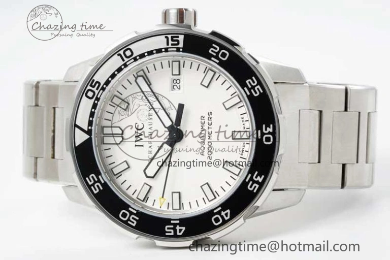 Contemporary Aquatimer Automatic SS RSF 1:1 Best Edition White Black Dial on SS Bracelet A 7070