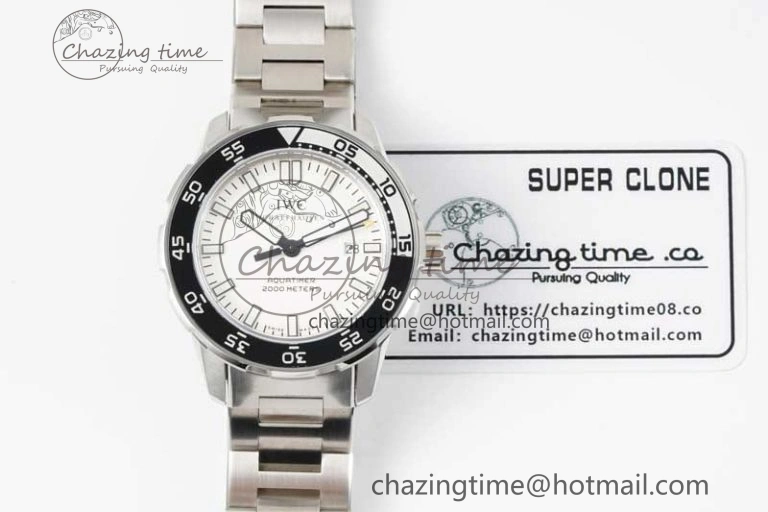 Contemporary Aquatimer Automatic SS RSF 1:1 Best Edition White Black Dial on SS Bracelet A 7070