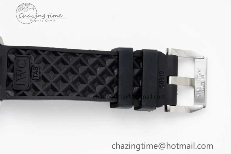 Aquatimer Automatic SS RSF 1:1 Best Edition White Orange Dial on Black Rubber Strap A MoistureWicking 7069